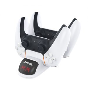 מעמד טעינה זוגי לשלטים DOBE PS5 Dual Charging Station