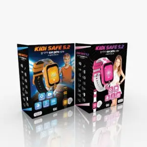 KIDI SAFE 5.2 החדש כתום / ורוד KidiWatch